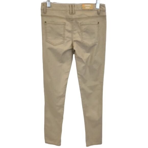NWT Mossimo Womens Tan Jambe Moulante Skinny Jeans Juniors Size 1 - Picture 2 of 8